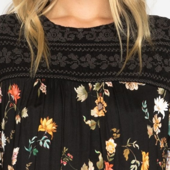 Johnny was EXOTIC GARDEN PEASANT DRESS - Picture 2 of 4